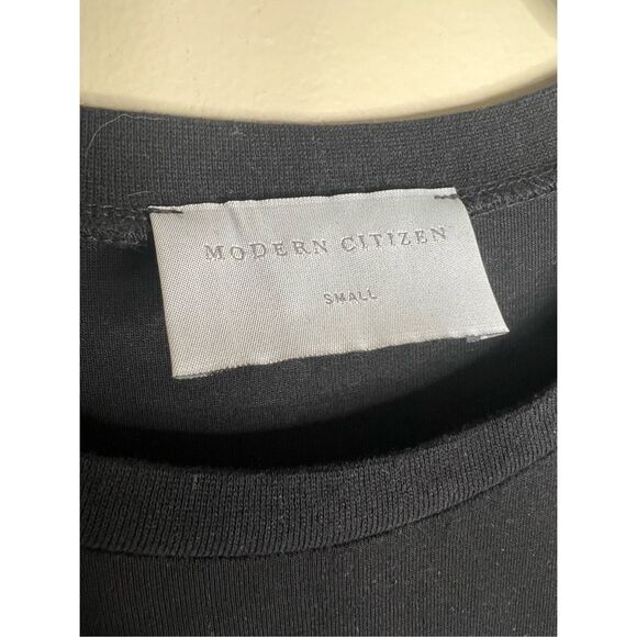 Modern Citizen Prima Jersey Midi Dress in Black - Picture 8 of 9